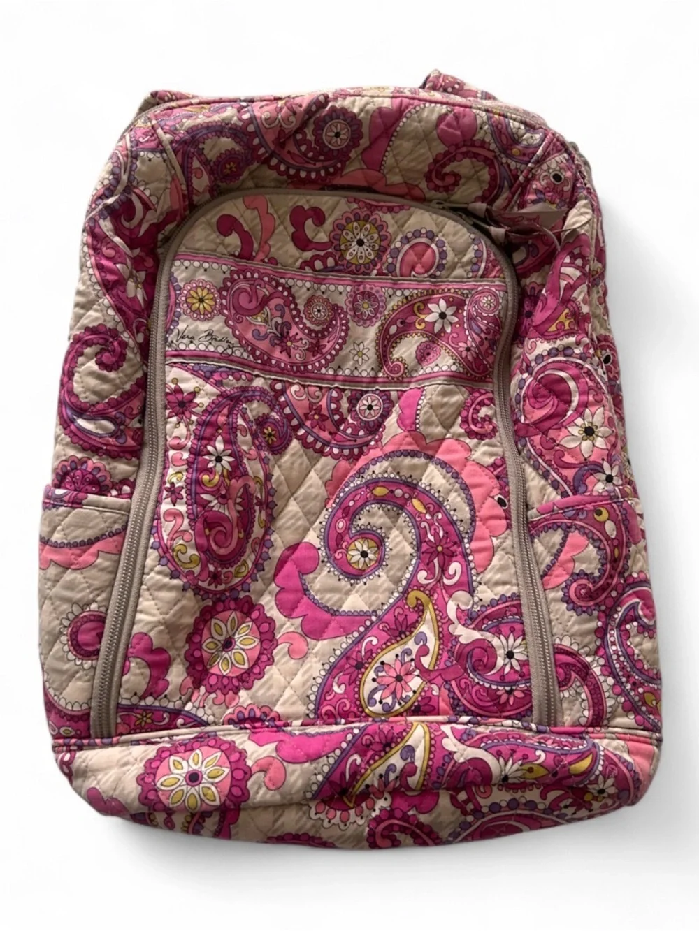 Vera Bradley’s Quilted Pink Paisley Women's Backpack